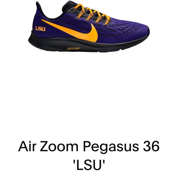 Rare Nike Special Edition LSU Pegasus 36 sneakers - Picture 4 of 4